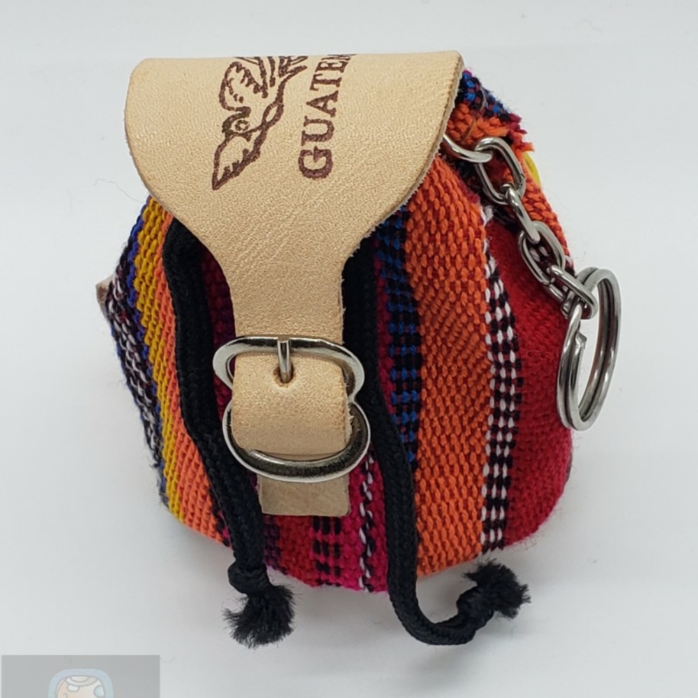 Guatemalan Backpack Keychain